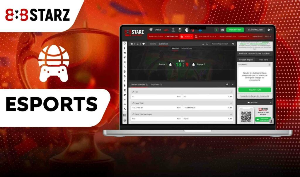 888starz Maroc Esports parier sur l'avis du site