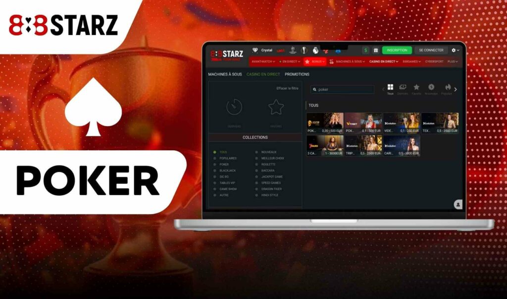 888starz Maroc aperçu des jeux de poker en ligne