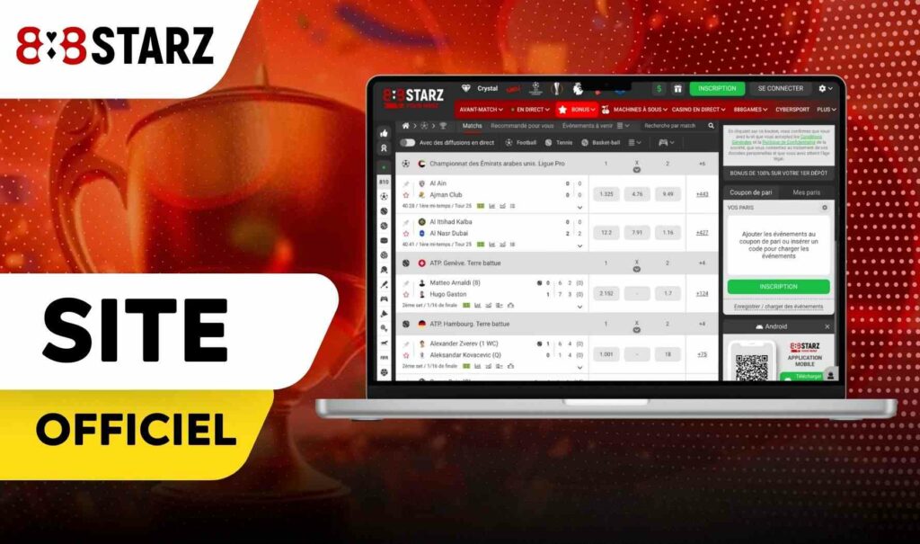 À propos de 888starz Maroc site officiel