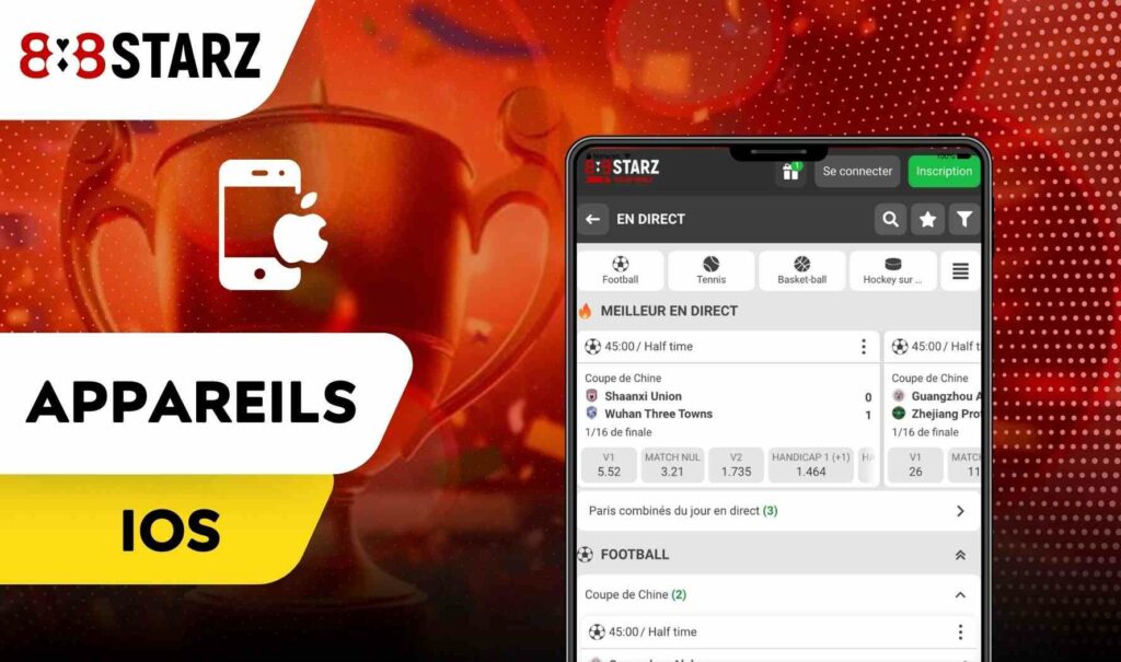 888starz Maroc Appareils iOS pris en charge