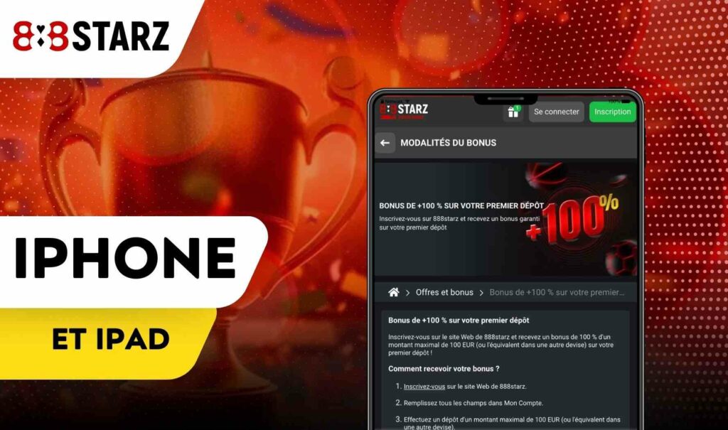Télécharger 888starz Maroc PWA pour iPhone et iPad