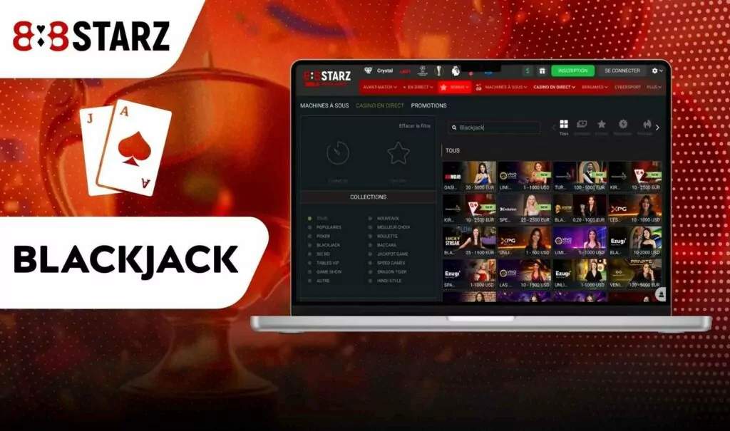 888starz Maroc Blackjack aperçu de la plateforme de casino