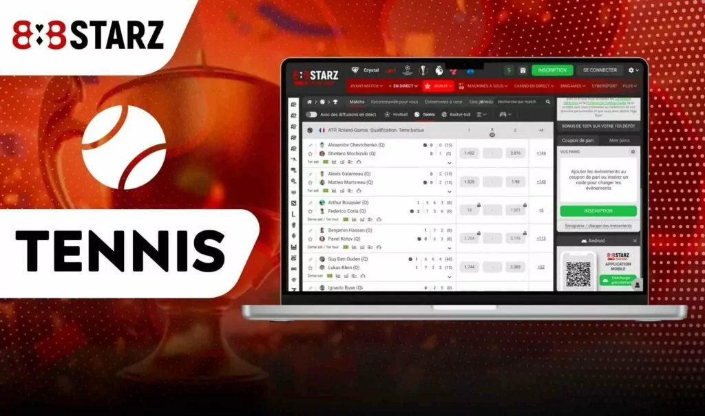 888starz Maroc informations sur les sites de paris de tennis en ligne