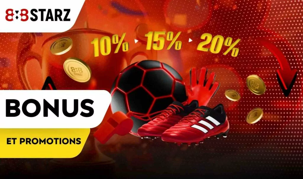Bonus et promotions actuels de 888starz Maroc