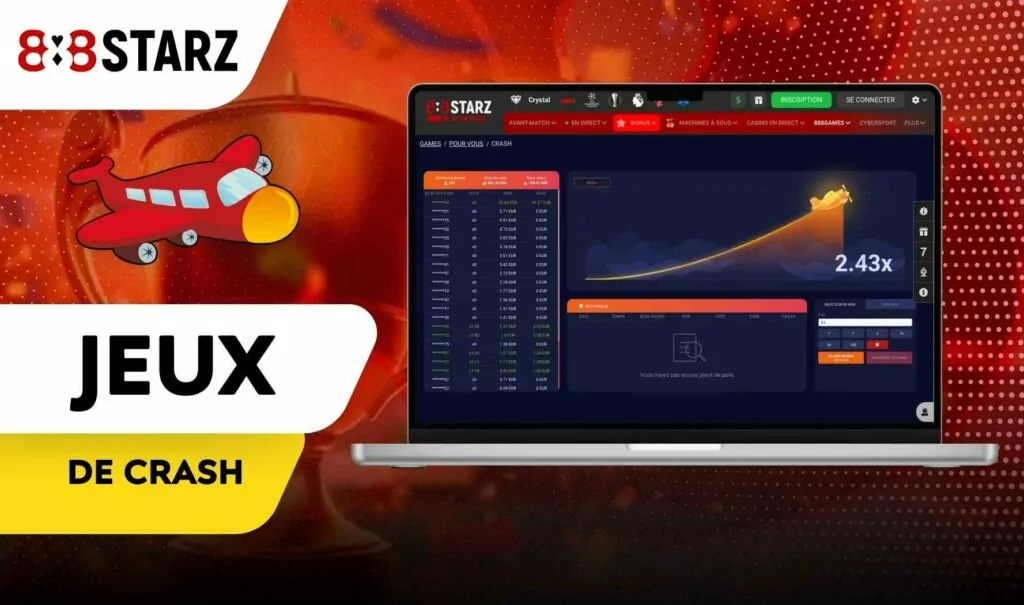 Jeux de crash 888starz Maroc informations