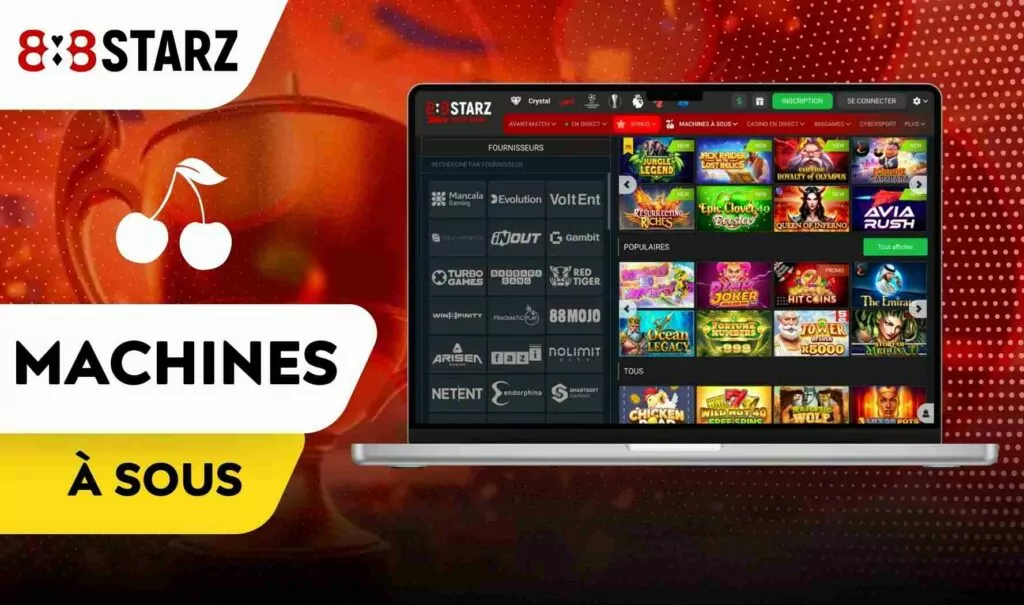 Machines à sous 888starz Maroc informations