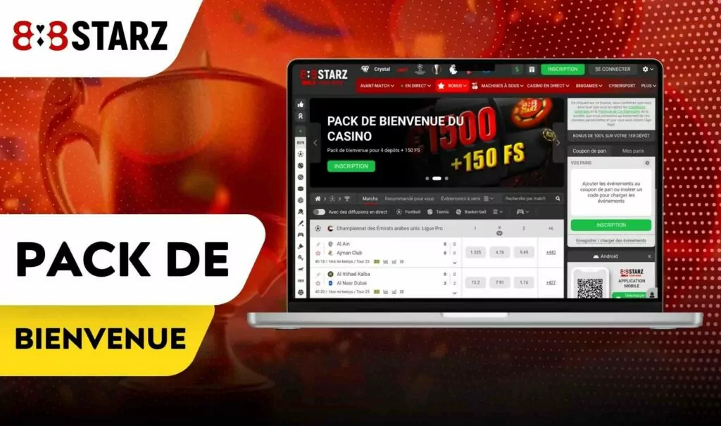 888starz Maroc Pack de bienvenue informations